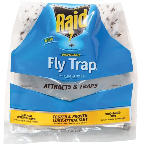 Raid Fly Bag, Attracts and Traps Flies